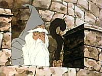 Gandalf at Battlement