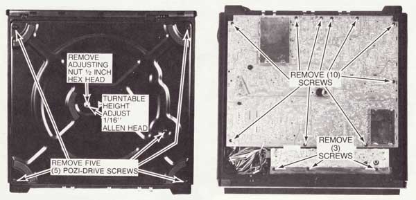 J/K Chassis Screw Removal