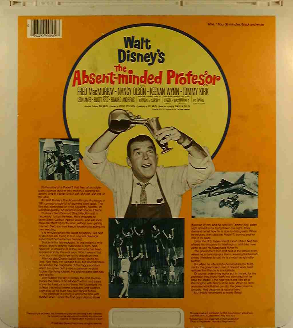 CED title precursor to the Blu-ray DVD movie disc format