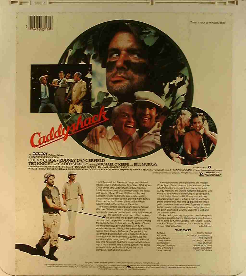 CED title precursor to the Blu-ray DVD movie disc format