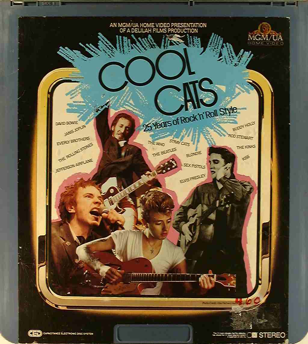 CED title precursor to the Blu-ray DVD movie disc format