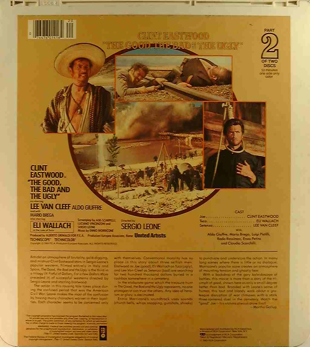 CED title precursor to the Blu-ray DVD movie disc format