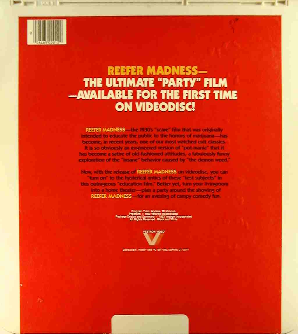 CED title precursor to the Blu-ray DVD movie disc format