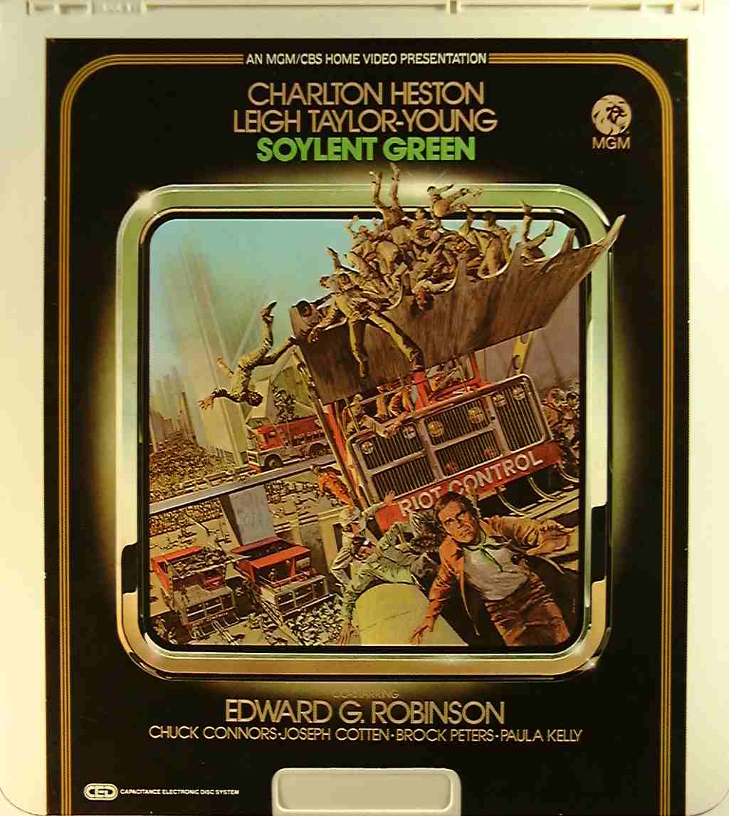 CED title precursor to the Blu-ray DVD movie disc format