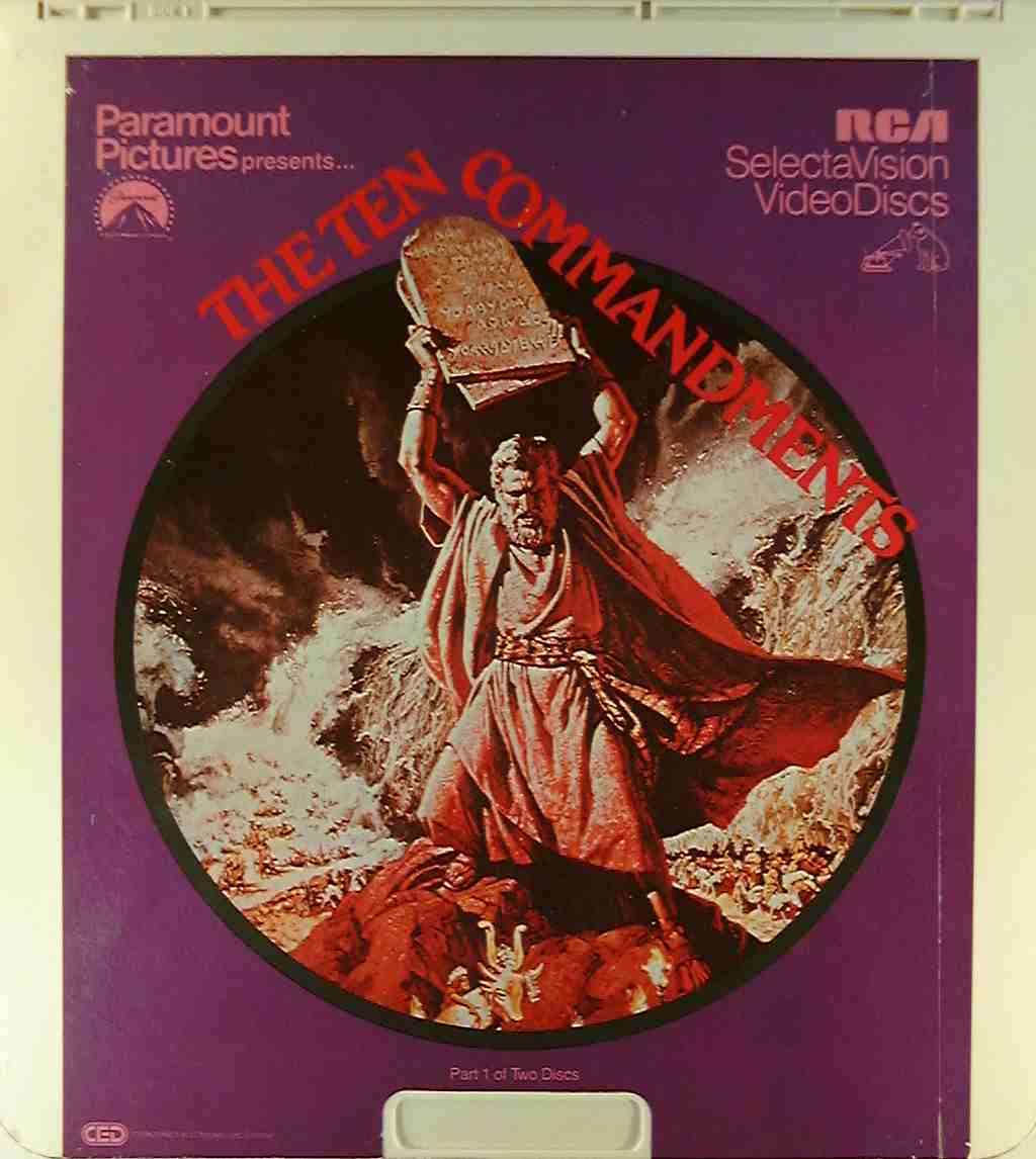 CED title precursor to the Blu-ray DVD movie disc format